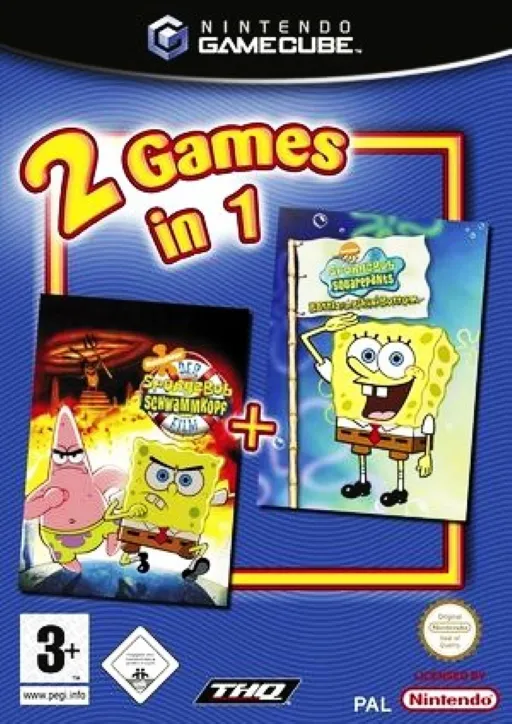 2 Games in 1 - Nickelodeon SpongeBob Schwammkopf - Der Film + Nickelodeon SpongeBob Schwammkopf - Schlacht um Bikini Bottom (Germany) (Disc 2)